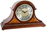Hermle 21130-N9Q "Amelia" Battery-Operated Chiming Mantel Clock, Cherry