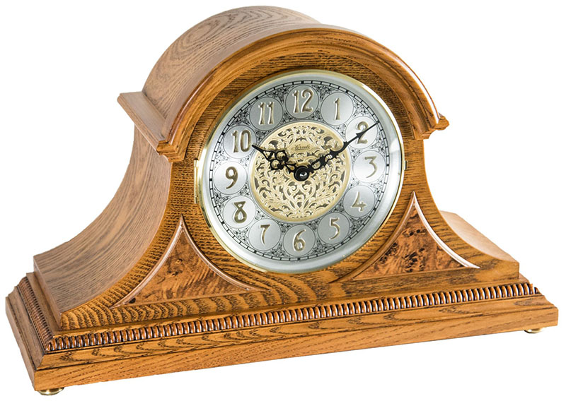 Hermle 21130-i9Q "Amelia" Battery-Operated Chiming Mantel Clock