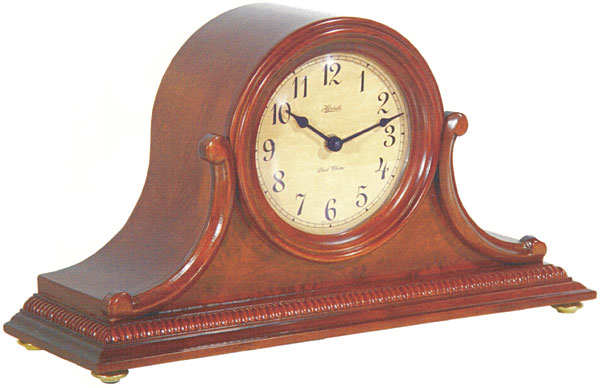 Hermle 21132-N9Q "Scottsville" Battery-Operated Chiming Mantel Clock, Cherry