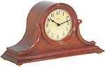Hermle 21132-N9Q "Scottsville" Battery-Operated Chiming Mantel Clock, Cherry
