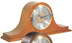 Hermle 21134-i90340 "Laurel" Windup Chiming Mantel Clock, Oak