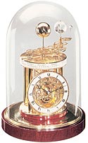 Hermle 22836-072987 Astrolabium (Orrery) Clock, Battery-Operated, Mahogany