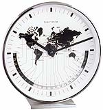 Hermle 22843-002100 "Buffalo II" Battery-Operated World Time Clock