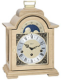 Hermle 22864-050340 "Debden" Windup Chiming Mantel Clock, Light Oak
