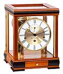 Hermle 22998-160352 "Bergamo" Windup Bell-Chime Mantel Clock, Cherry