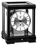 Hermle 22998-740352 "Bergamo" Windup Bell-Chime Mantel Clock, Black