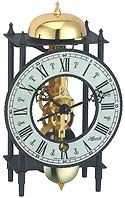 Hermle 23001-000711 "Bonn" Windup Antique Style Skeleton Table Clock, Black