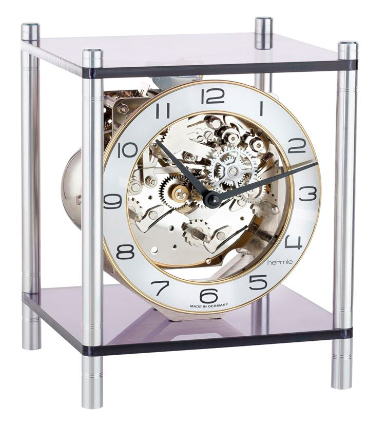 Hermle 23035-X40340 "Cygnus" Modern Style Bell Chime Mantel Clock