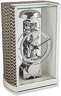 Hermle 23050-R10791 "Jaxon" Designer Table Clock, Day and Night Twill