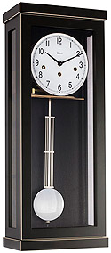 Hermle 70989-740341 "Carrington" Wall Regulator, Black, Westminster