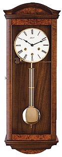 Hermle 71001-030341 "Isabella" Chiming Wall Clock, Walnut
