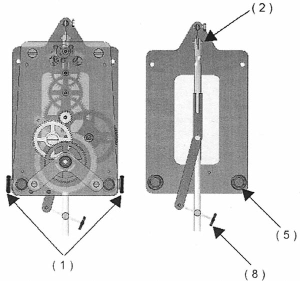 Hermle 761 movement