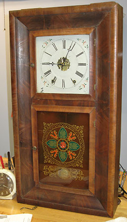 Antique Waterbury U.S.A Heavy Brass Ships Wheel Clock