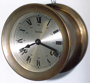 Hermle ship's bell striking clock from the 1960's