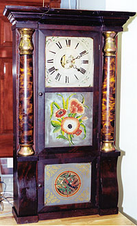 Seth Thomas eight day cornice and column clock